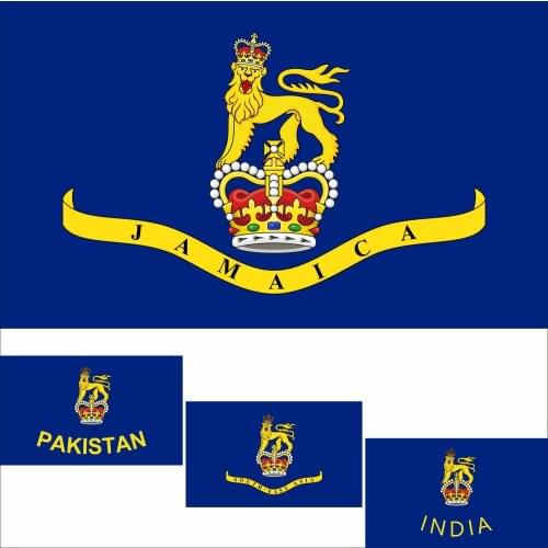 Jamaica Governor flag/Malta/Pakistan (1953-1956)/South East Asia (1953-1963)/India (1947-1950)/ British governor Free Shipping