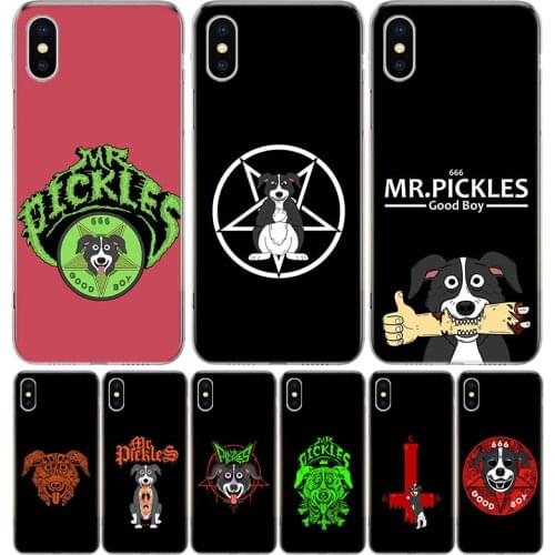 Funny Mr. Pickles Anime Phone Case for Apple iphone 11 12 Mini Pro XR X Xs Max 7 8 6 6s Plus 7G 6G 5G 5S 5 SE + Customize Cover