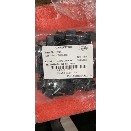 Valley LE474 X2 safety film capacitor 0.47uf 470nf 474 300vac