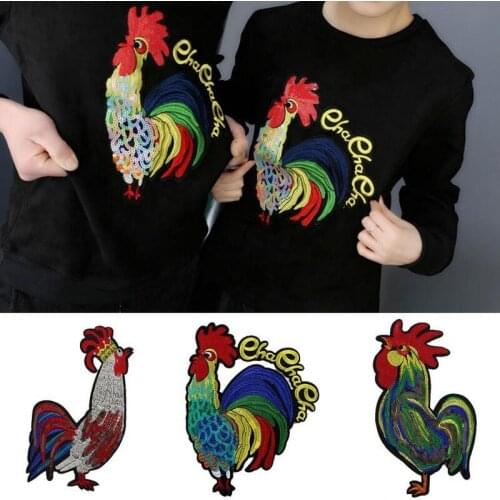 10pcs/lot Luxury Large Sequins Embroidery Patches Applique Cock Letters Sew Clothing Sweatshirt Decoration Fashion Accessories