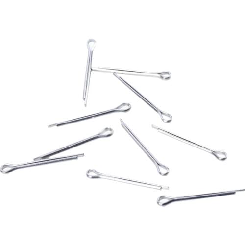 10pcs Bike Disc Brake Pads Retaining Split Pins Cotter Pin Mount Plugs Keys