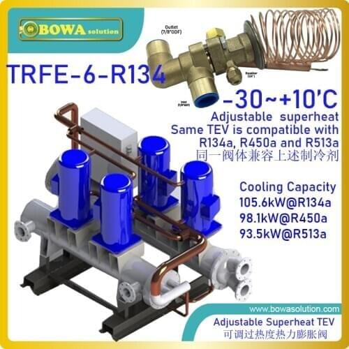 105kw R134a (for 140m3/h displacement compressor in refrigeration) matches FKX50/980 or 6NFCY compressor rail air-coniditioning