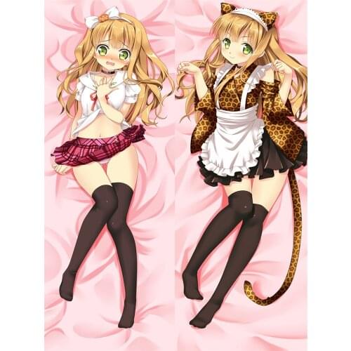 2020 update Anime The Hentai Prince and the Stony Cat Azuki Azusa Tsutsukakushi Tsukiko Dakimakura Hugging Body PillowCase cover