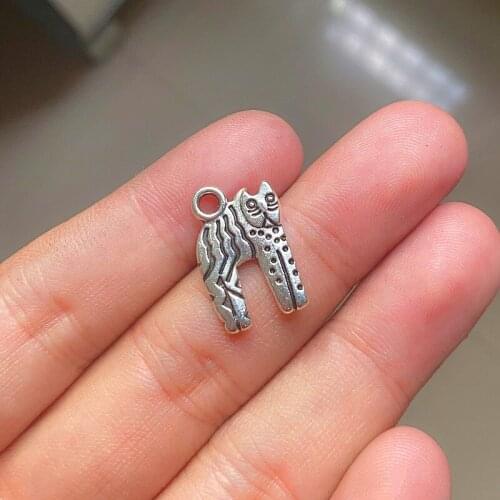 30pcs/Lot Funny Cat Charms Pendants,Tibetan Silver Color Diy Women Bracelet Earring Aesthetics Accessories Jewelry Making Gifts