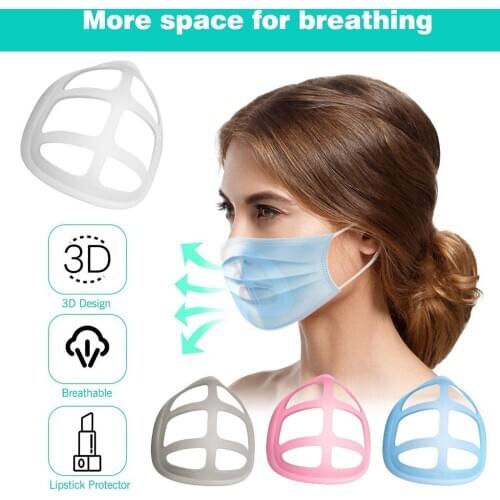 3d Mouth Mask Support Breathing Assist Help Mask Inner Cushion Bracket Food Grade Silicone Mask Holder Support 3d Pour Masque