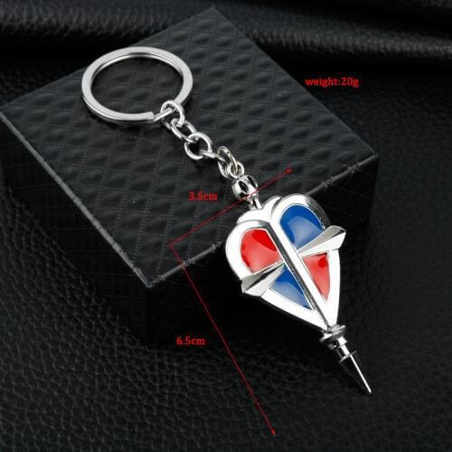 Anime Keychain Blue Exorcist Badge Key Ring Women Men Backpack Car key chain