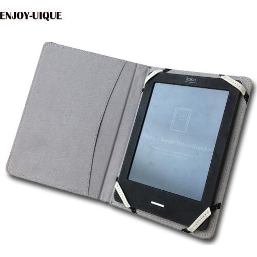 For Icarus Illumina E654BK 2016 Case PU Leather Cover 6" eReader Pouch Sleeve Protective free shipping with tracking