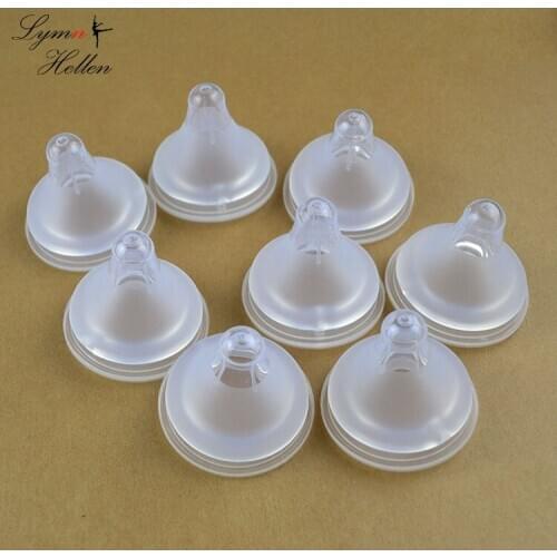 Baby Pacifier Nipple Teether Soother Toddler Teat Silicone natural Scrub Infant Mother Kids Feeding wide mouth fit bottles teeth