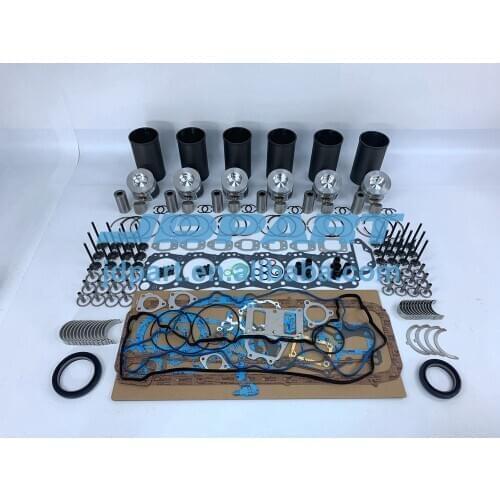 J08E Rebuild Kit With Valves Engine Bearings Cylinder Liner Piston Rings Full Gasket Kit For Hino
