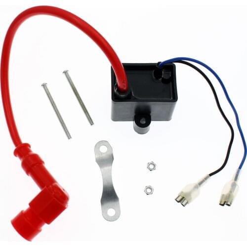 CDI Ignition Coil For 49cc - 50cc 60cc 66cc 80cc 2-stroke Engine Motor Motorized Bicycle Bike With Mounting Parts