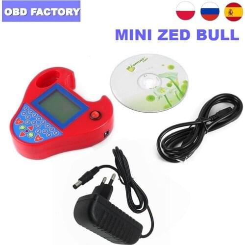 Mini Zed-bull V508 Auto Key Transponder Programmer Pocket Type No Tokens No Login Smart Zed Bull key Copy Chip Auto Tool