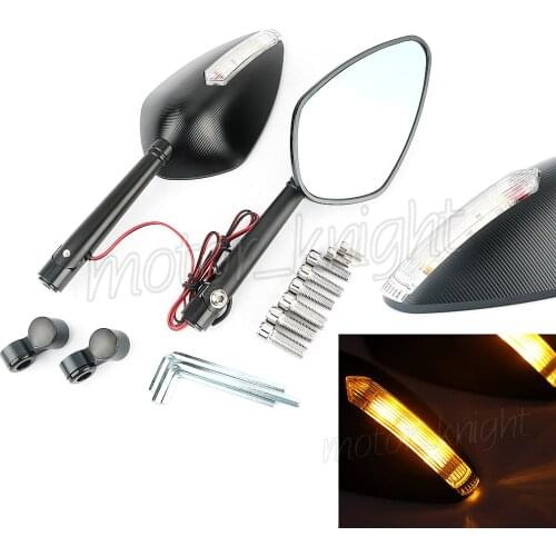 Motorbike LED SIGNALS CNC Rearview side Mirror Aluminum for kawasaki Versys 650 VERSYS 1000 ABS Versys 650/1000 LT ZRX1200