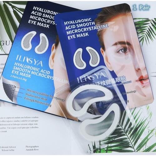 1 Pair-Micro-needle Eye Patch for Wrinkles Fine Lines Removal Hyaluronic Acid Eye Mask Dark Circle Puffiness Eye Pads