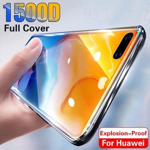 Full cover for huawei P40 lite E P40 pro plus tempered glass phone screen protector P40 lite pro protective film on the glass