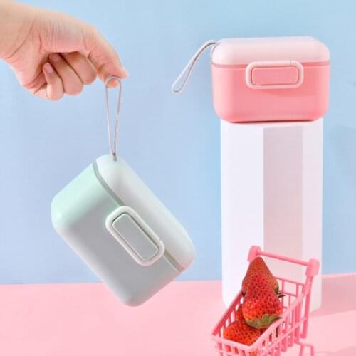 Portable Baby Milk Powder Box Baby Food Storage Container Infant Milk Powder Box Toddle Snacks Container BPA Free