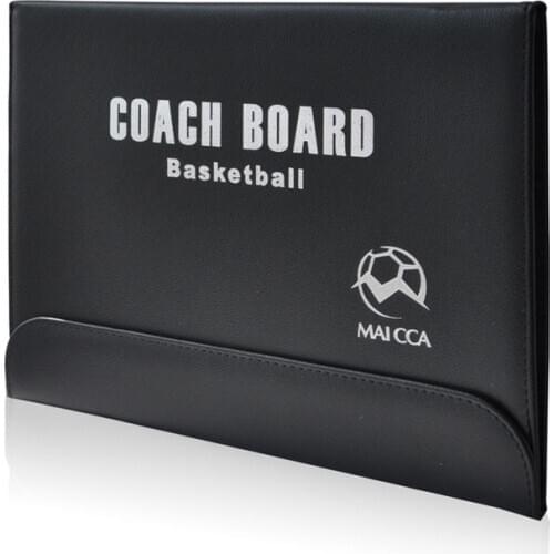 MAICCA Folding Basketball Coaching Board Magnetic Coach board Tactical plate tactics book set with Pen Teaching Clipboard