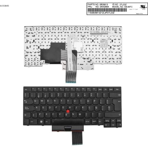 SP Spanish Layout New Replacement Keyboard for Lenovo Thinkpad E330 E335 E430 E435 E430C E430S S430 T430U E445 L330 Laptop