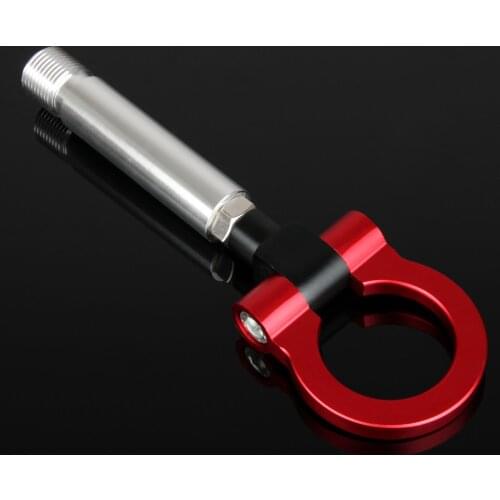 Universal Aluminum Iron Screw-on Auto Car Front Bumper Racing Tow Hook For TOYOTA YARIS COROLLA SCION XB Car Trailer Towing Bars