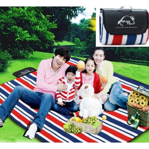 150x200cm Waterproof Folding Picnic Mat Portable Outdoor Camping BBQ Hiking Beach Pad Moisture-proof Blanket Baby Crawling Mat