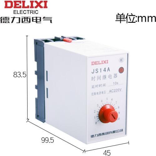 DELIXI JS14A Transistor Time Relay Timer JS14A 10S 30S 60S 220V 380V JS14C