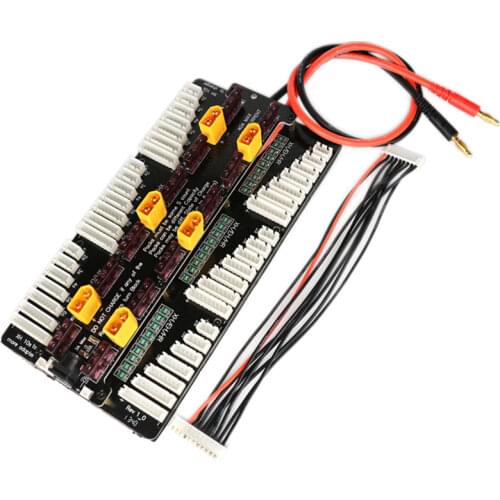 Cellpro PL8 PL6 308/3010/4010 2~8S Battery Charger Balance Board 8s Same time charging 6 Batteries for RC Drone FPV