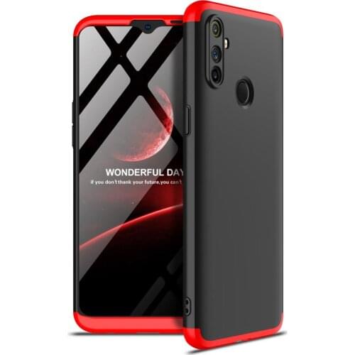 360 Full Protection Case For Realme C15 C11 C3 5 6 7 Pro X2 XT Phone Case 3 in 1 Matte Hard Plastic Shockproof Back Cover