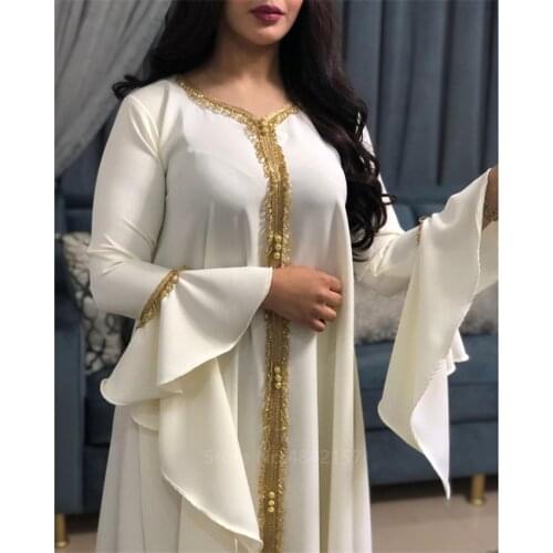 Abaya Muslim Dress Dubai Turkey Indian Pakistani Women European Clothing Islamic Fashion Femme Vestidos Kaftan Prayer Garment