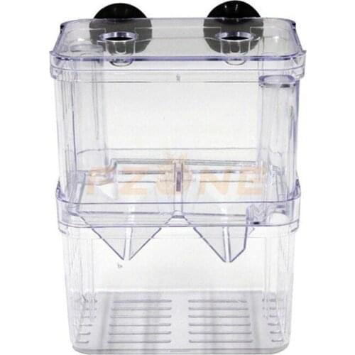 Acrylic Suspending Hatch Baby Fish Box For Aquarium Guppy Betta Fishes Breeding Box and Seperation Box