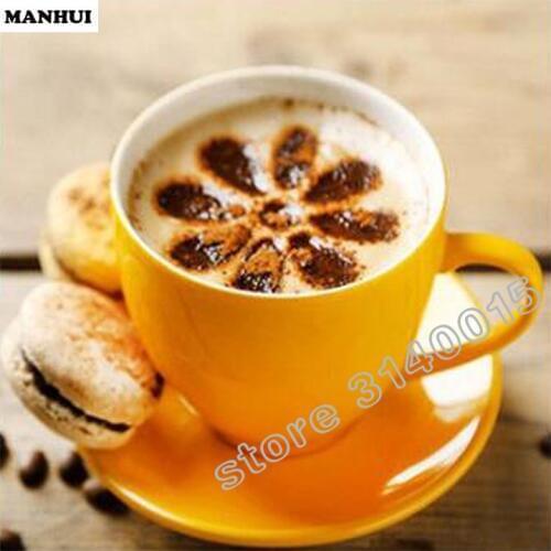 DIY 5D Diamond Painting Crystal Diamond Painting Cross Stitch Coffee snacks Needlework Diamond Embroidery Home Decorative BAC044