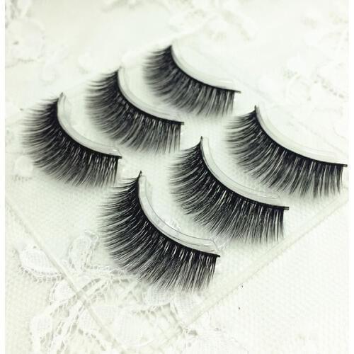 Fastest Shipping New High Quality 3 Pairs Natural Cross False Eyelashes Daily Fake Eye Lashes Natural Make up False Eyelashes 11