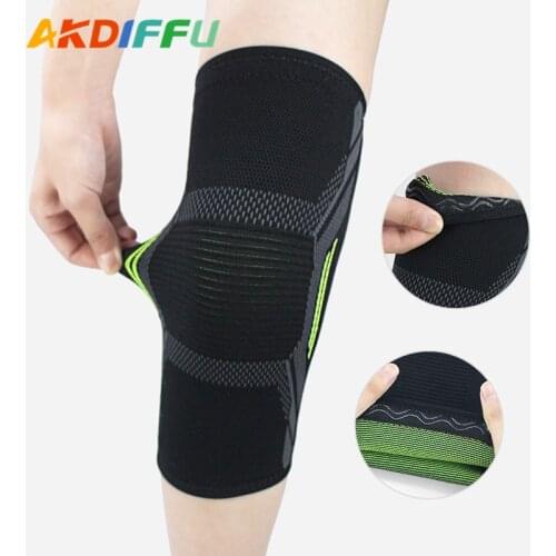 1 pcs Breathable Sports protector Safety Training Elastic Knee pads Protective Knee guard Support Brace Basketball warm
