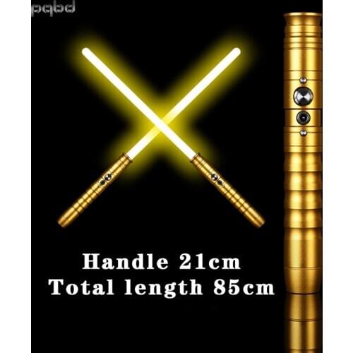 Pqbd Saber Hot Selling lightsaber 11 Color Metal Handle Color Change Force FX Saber For Heavy Dueling Silver Hilt