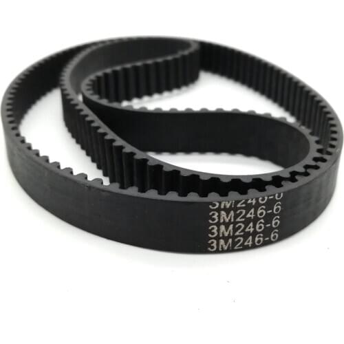 HTD 3M, Timing Belt, Closed-loop, 246mm length, 82 teeth, 6mm width