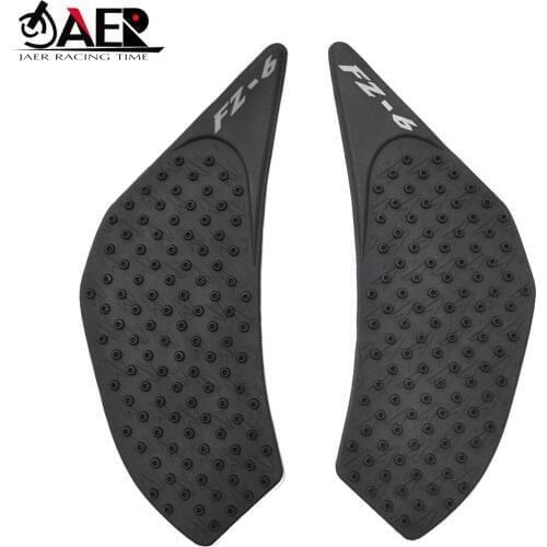 JAER For Yamaha FZ-6N FZ6N 2006 2007 2008 2009 2010 Motorcycle Rubber Tank Pad Side Gas Knee Traction Pads Decals