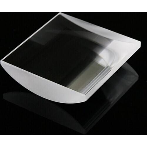 Custom laser clear Radius 39.07 mm center thickness 12.38 mm optical glass Plano-convex Cylindrical lens