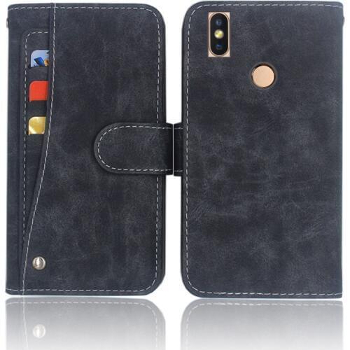 Hot! Doogee BL5500 Lite Case High quality flip leather phone bag cover case for Doogee BL5500 Lite with Front slide card slot