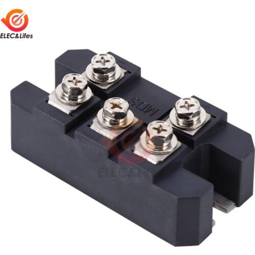 MDS150A 3-Phase Diode Bridge Rectifier 150A Amp 1600V Copper 150 Celsius 80x40x33mm Metal Case Diode Bridge Control