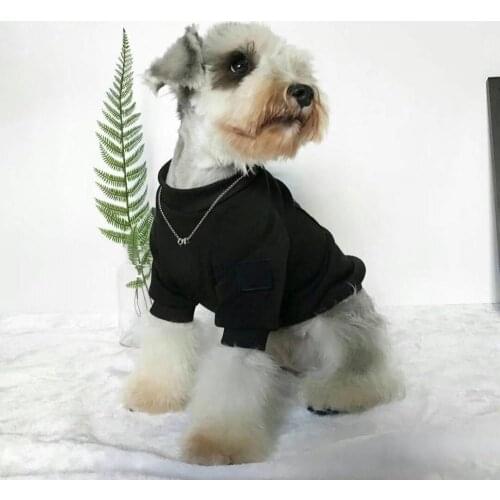 Fashion Pet Dog Clothes Summer T-shirt for Small Dogs French Bulldog Jacket Yorkie Hoodie Schnauzer Chihuahua Coat Costume LYC03