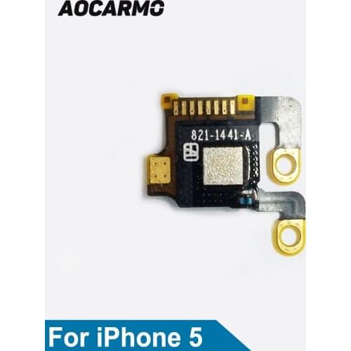 Aocarmo Top Antenna Signal GPS Module Wire Chip IC Flex Cable For iPhone 5 5G Replacement