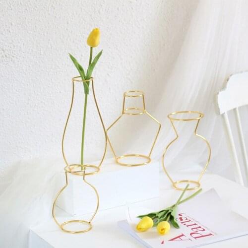 N2HAO Metal Flower Vases