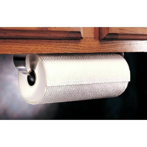 Paper Towel Holder Under Cabinet Wall Mount Stainless Steel Rack Kitchen