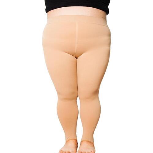 Nylon High Waist Large Size Pantyhose Autumn Winter Womens Wild Shaping Leggings High Elastic Solid Color Pantyhose Two Colors