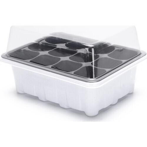 6/12-hole Seedling Box Tray Seed Plant Starter Tray Garden Supply Home Gardening FPing