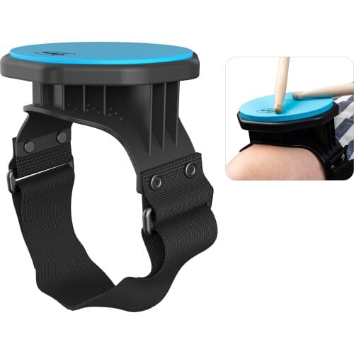 Portable Drum Practice Pad Stand Holder & Silica Gel Drum Pad Leg Strap for Kids Adults Percussion instruments Drum Accessories