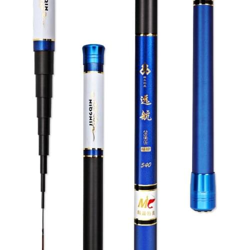 Stream Pole 3.6/4.5/5.4/6.3/7.2m Fishing Rod Short Sections Hand Sticks Super Hard 28 Tone Carp Catfish Wedkarstwo Olta De Pesca