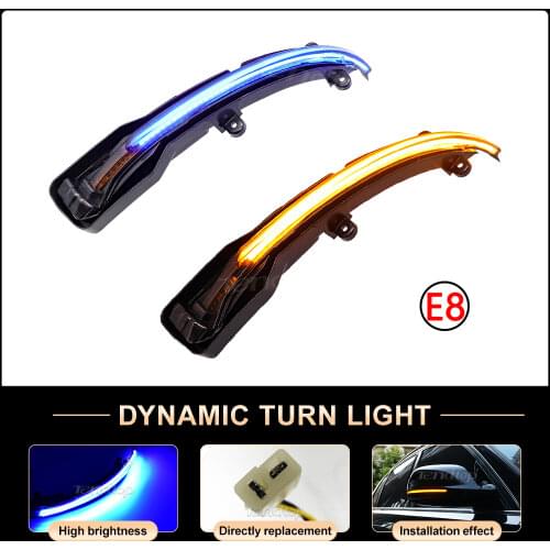 Dynamic Turn Signal Light LED Side Mirror Sequential Indicator Blinker For Audi Q5 SQ5 8R 2010 2014 2015 2016 2017 Q7 4L SQ7