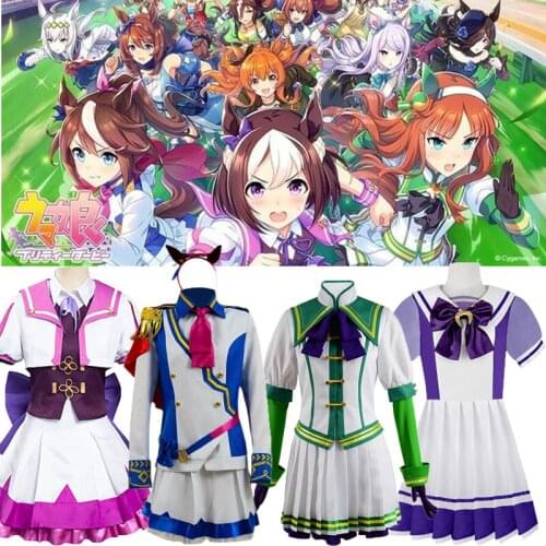Umamusume: Pretty Derby Cosplay Costume Silence Suzuka Derss Special Week Uniform Tokai Teio Anime Twinkle Series Halloween