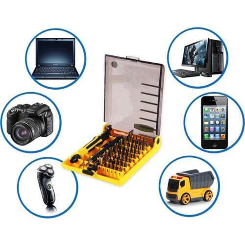High quality Professional Home Repair Kit Screwdriver Repair Hand Tools 45 in 1 for Mobile Phone Computer repair tool set