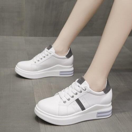 Womens Sports Shoes Fashion Womens Sneakers Spring and Autumn Womens Shoes Fashion Wild White Shoes