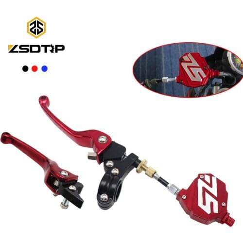 ZSDTRP 1set Motorcycle CNC Reduced Effort Clutch Kit with Brake Clutch Levers for Honda Kawasaki Yamaha